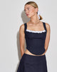 Image de Kayatra Corset Top in Chambray Indigo
