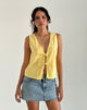 Image de Kayve Tie Front Top in Lemonade