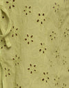 Little Daisy Broderie Lime