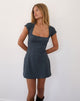 Image de Keitha Mini Robe en Jersey Ocean Storm