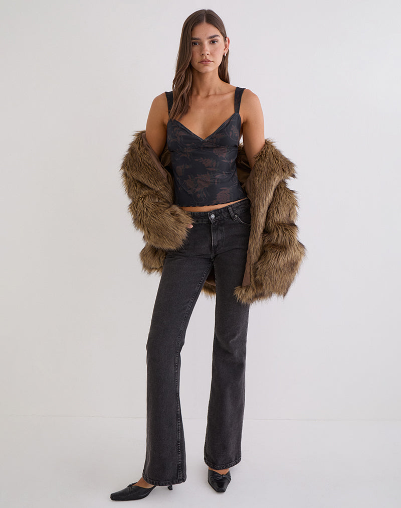 Image du haut Khory Cami en Dynamic Rose