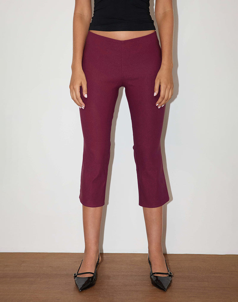 Image de Kila Capri Trous in Tailoring Burgundy