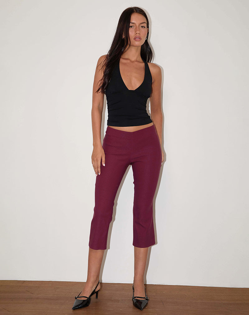 Image de Kila Capri Trous in Tailoring Burgundy