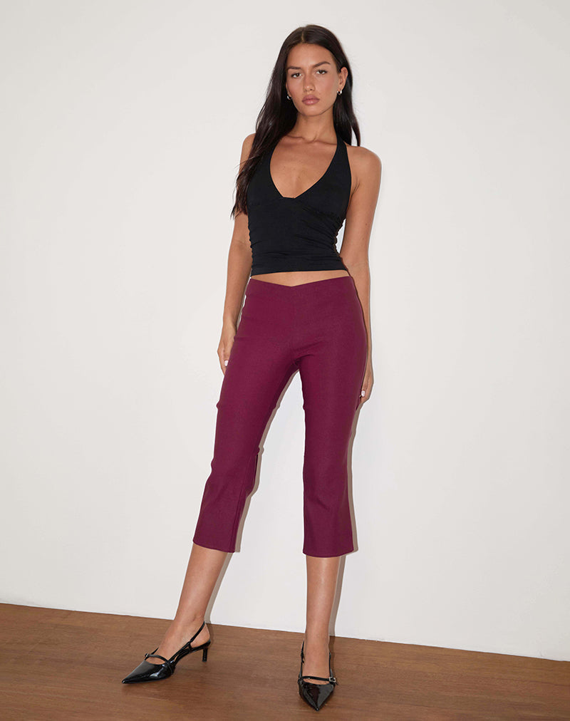 Image de Kila Capri Trous in Tailoring Burgundy