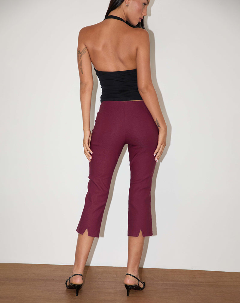 Image de Kila Capri Trous in Tailoring Burgundy