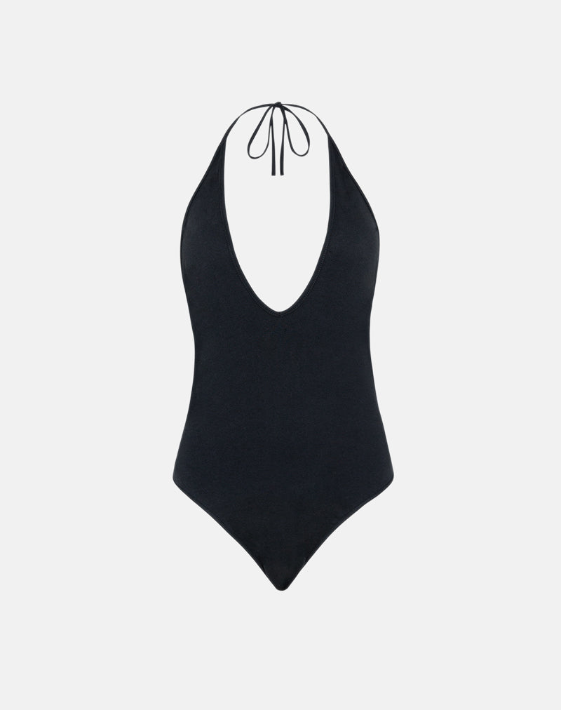 Body plongeant Kitty en noir