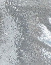 Mini Sequin Argent Chrome