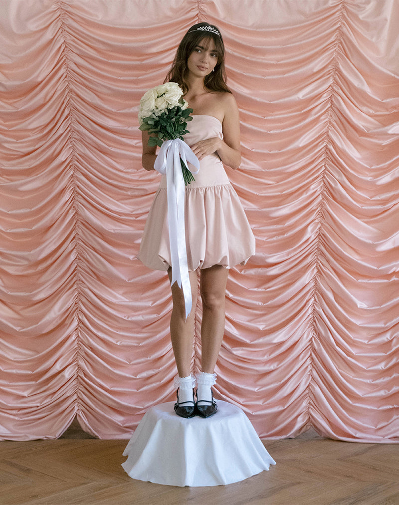 Image de Krayofa Mini robe bouffante en rose bébé