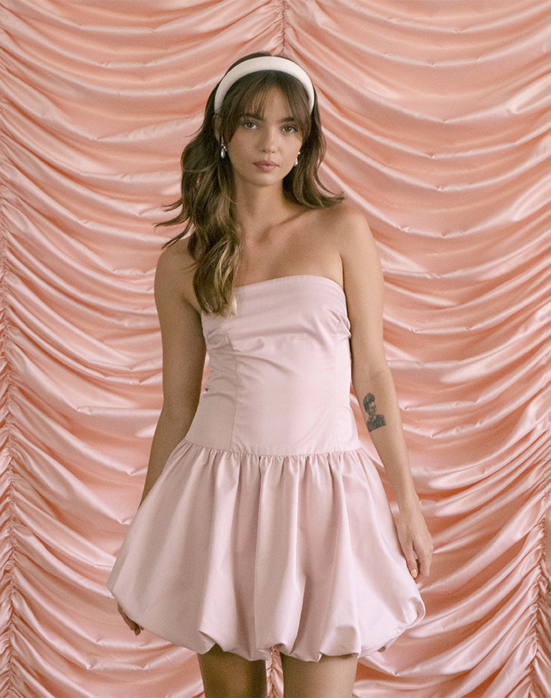 Krayofa - Mini robe bouffante - Rose bébé