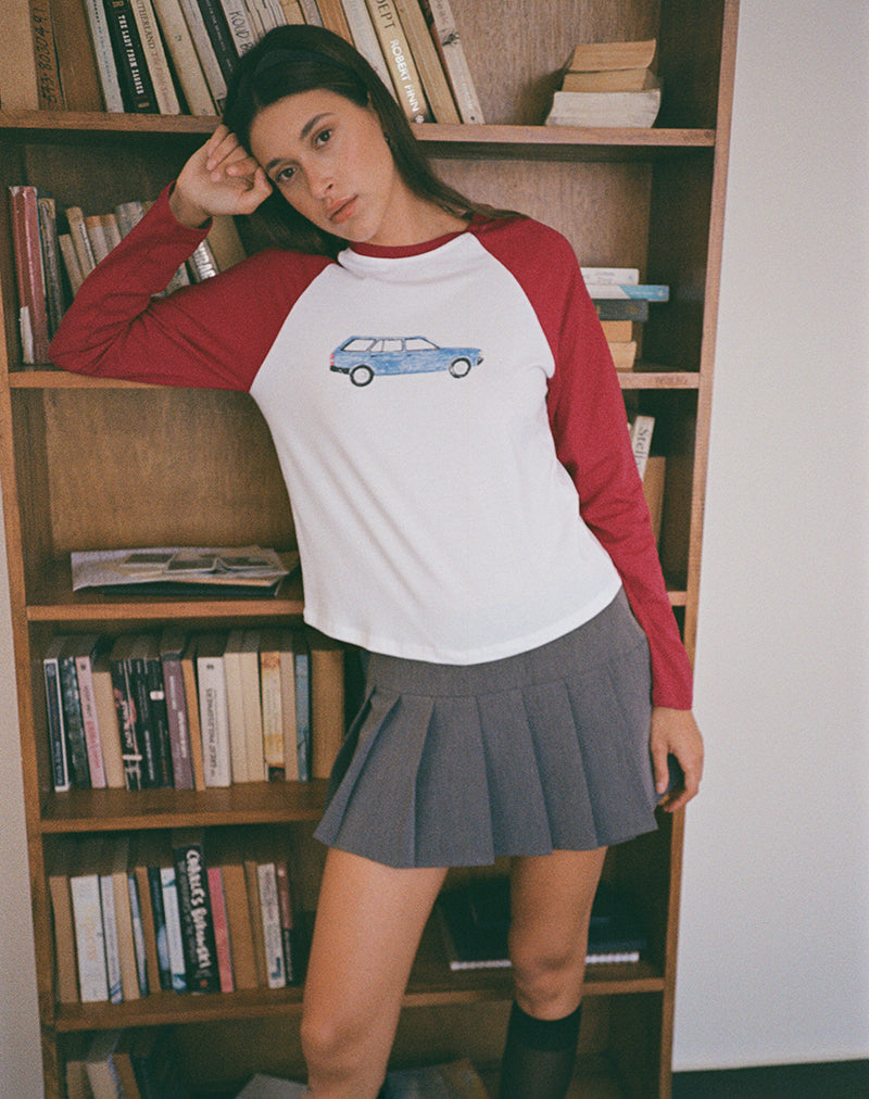 Image de Kyiato Top in Adrenaline Red Car Print