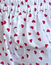 Coeurs blancs et rouges