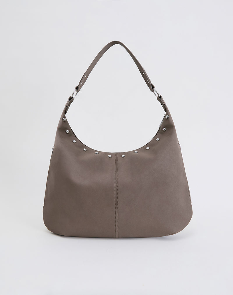 Grand sac brun à clous