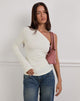 Image de Lasya Long Sleeve Top in Off White