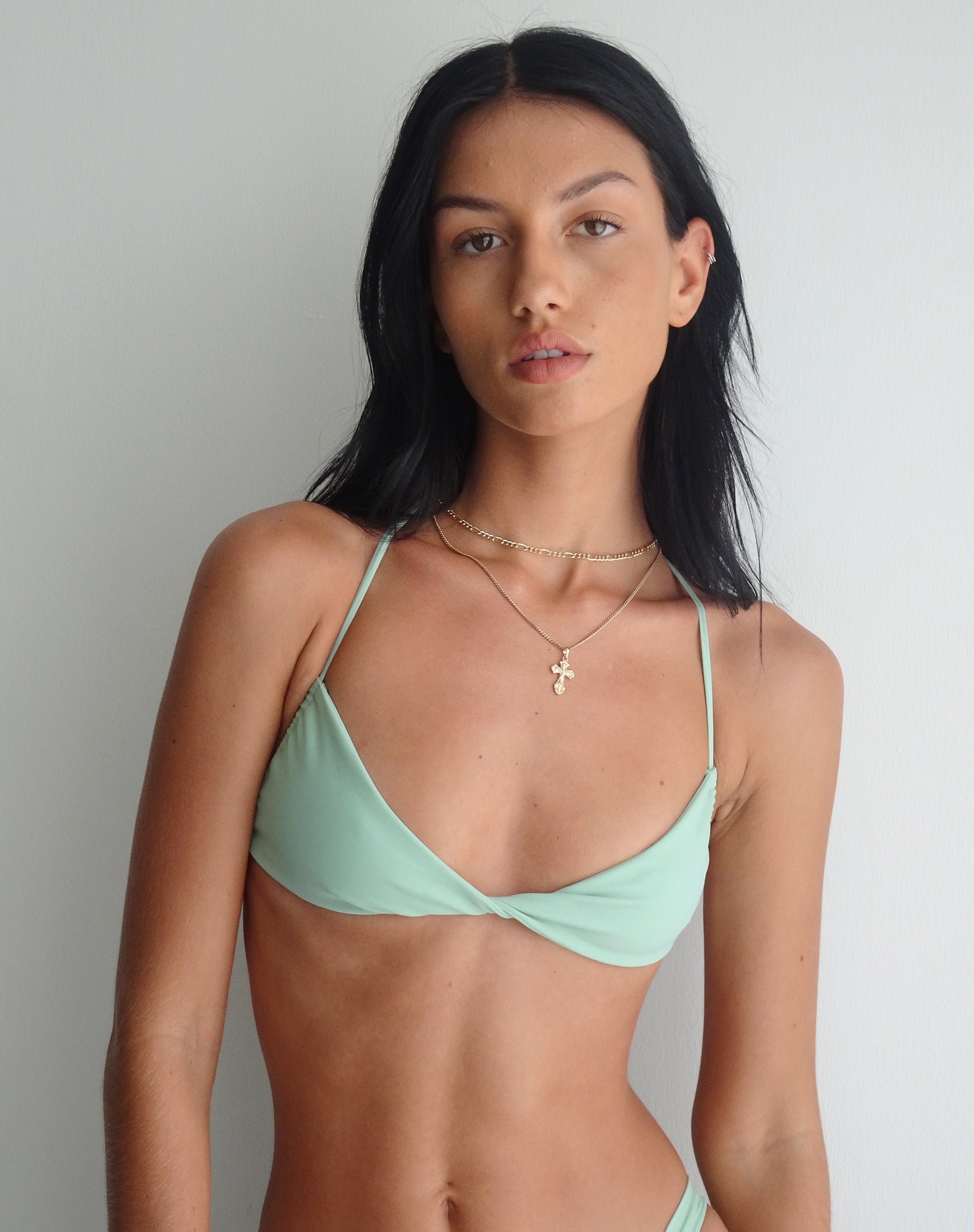 Image de Laufey Bikini Top in Lichen Green