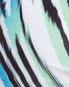 Zebra Warped Bleu