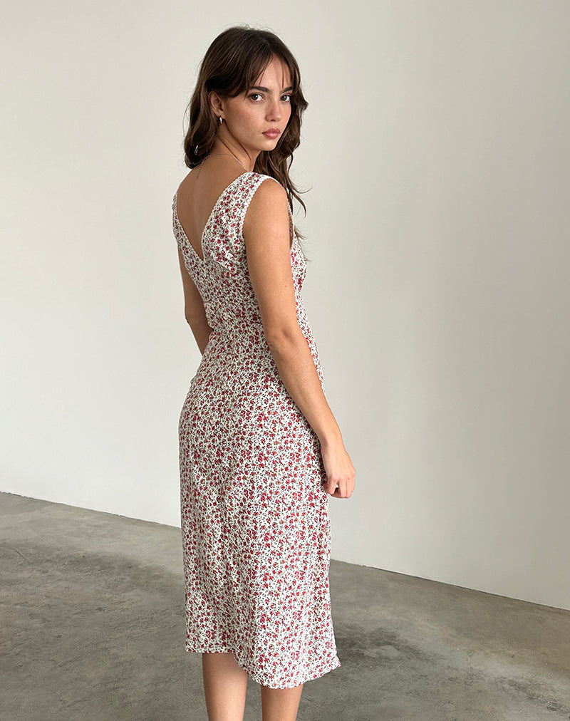 Image de la robe midi Lavisha en Pretty Ditsy