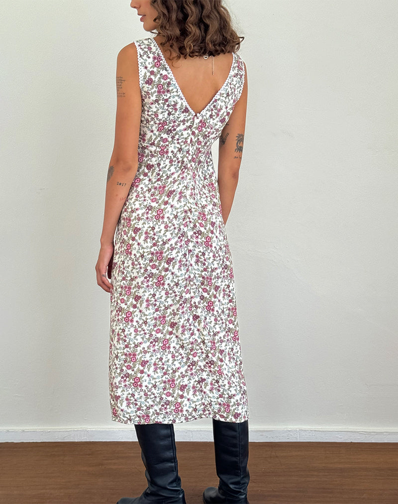 Image de Lavisha Midi Dress in Vintage Bloom Ivory