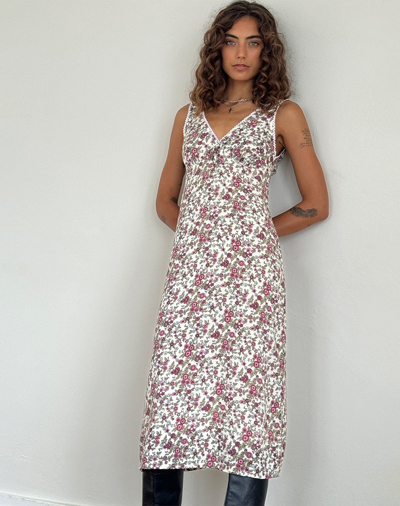 Image de Lavisha Midi Dress in Vintage Bloom Ivory
