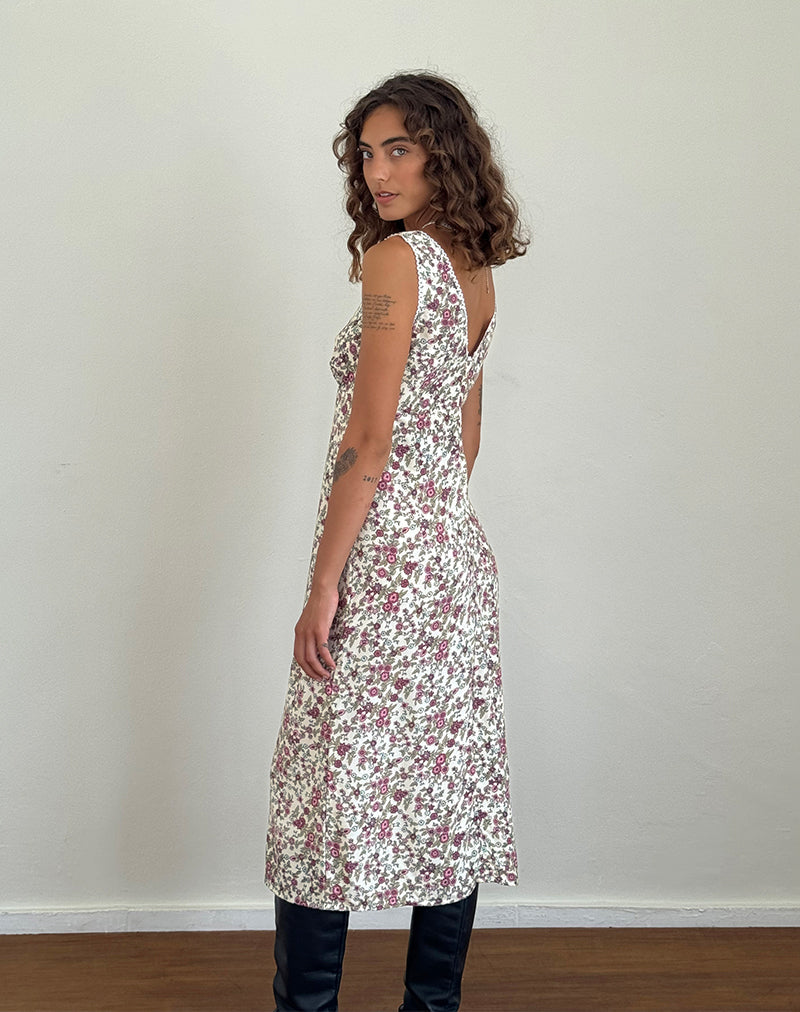 Image de Lavisha Midi Dress in Vintage Bloom Ivory