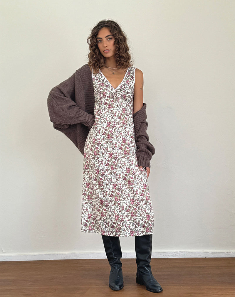 Image de Lavisha Midi Dress in Vintage Bloom Ivory