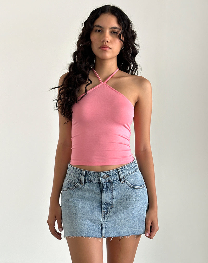 Image de Layti Halterneck Top in Pink