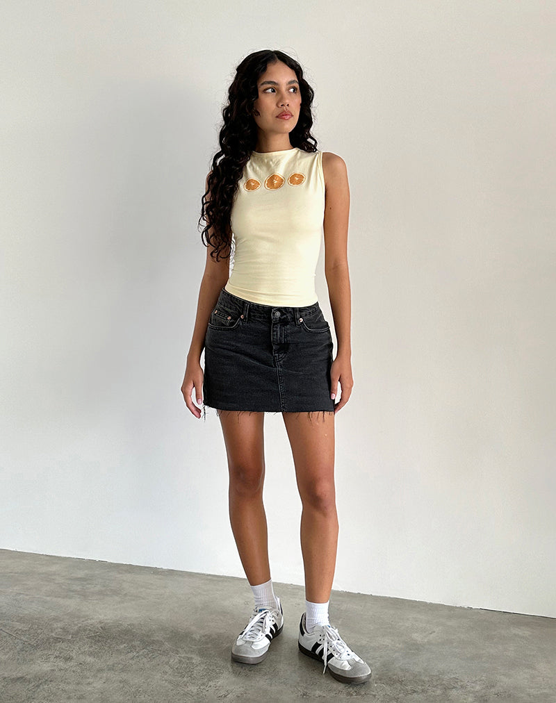Image de Leen Tank Top in Buttermilk Oranges