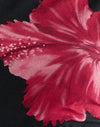  Fleur d'hibiscus noir rose