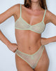 Image de Lengkai Soutien-gorge en dentelle vert pastel
