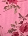 Fleur rose avec bordure picot