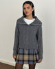 Image de Lilena Zip Jumper in Knit Dark Shadow