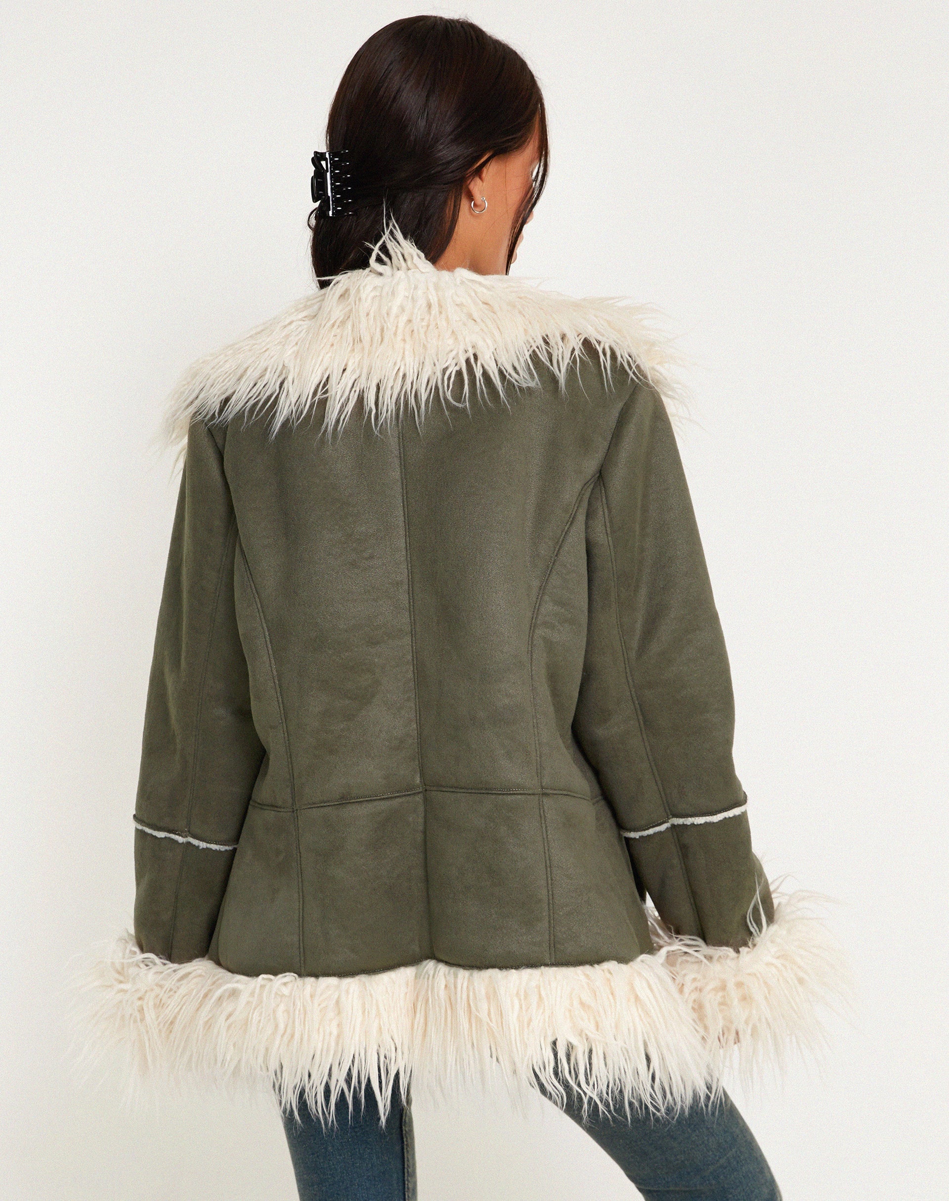 image du manteau Limin en vert forêt