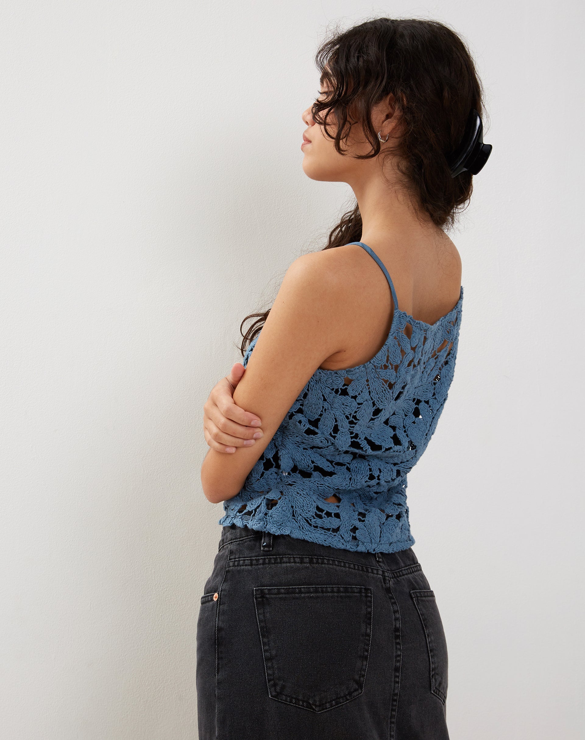 Image de Limu Crochet Top in Moonlight Blue