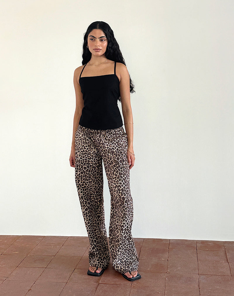 Image du pantalon Lirura en Rar Leopard Sandstorm
