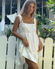 Image de la mini robe Liselotte en ivoire