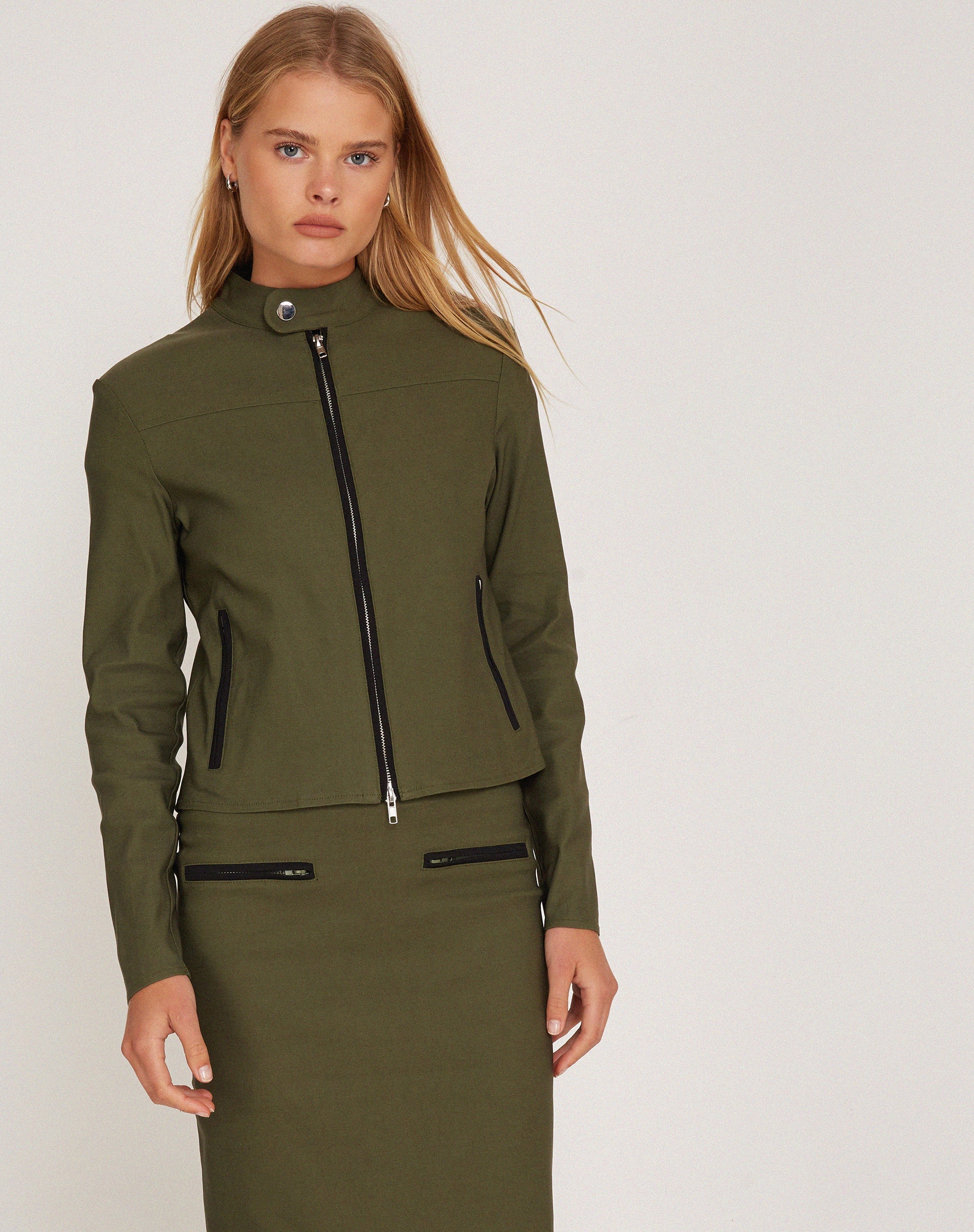 Image de Livia Jacket in Tailoring Army Green