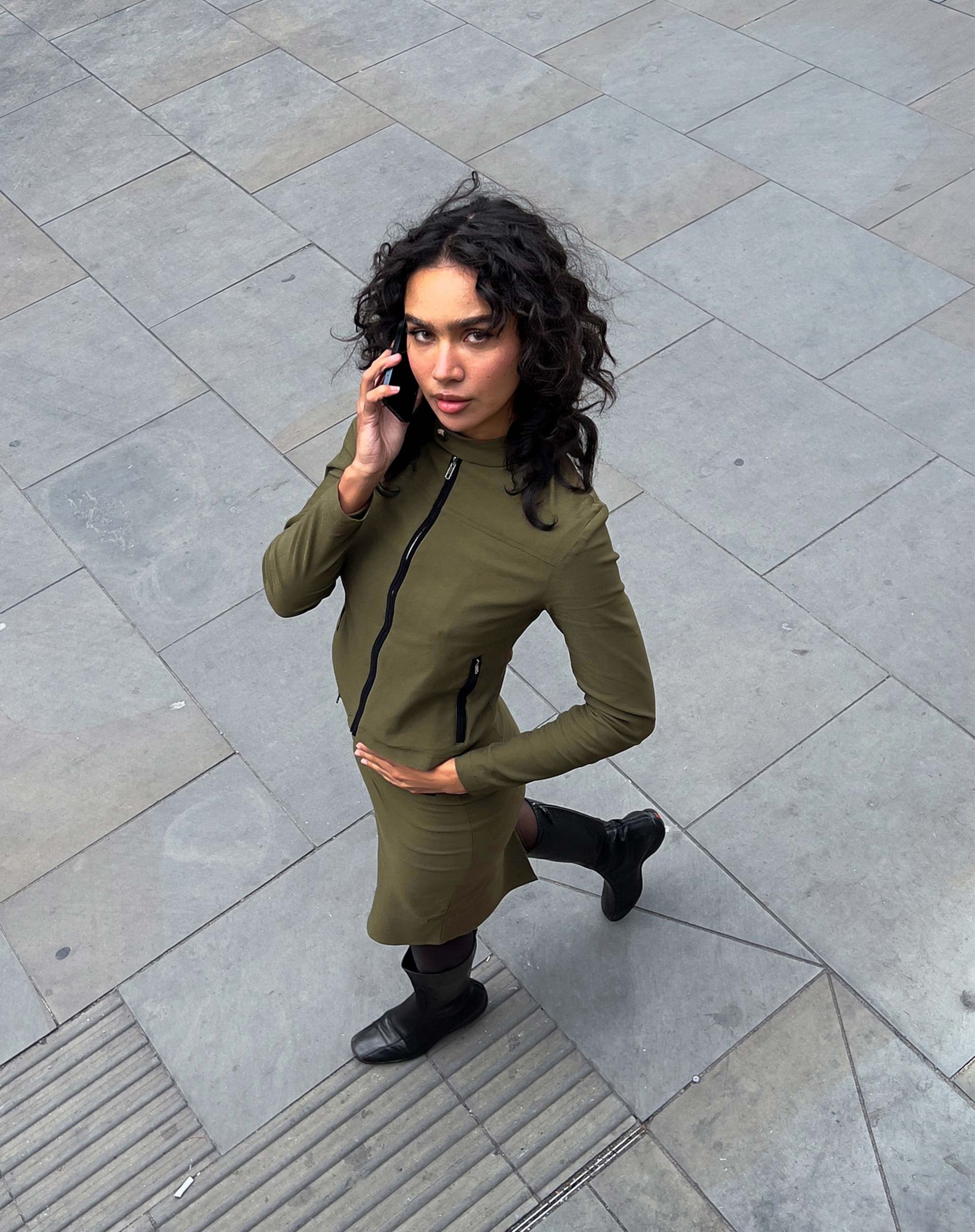 Image de Livia Jacket in Tailoring Army Green