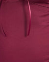 Maillot fluide Bourgogne avec dentelle