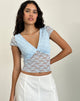 Image de Livra Top in Clover Lace Blue