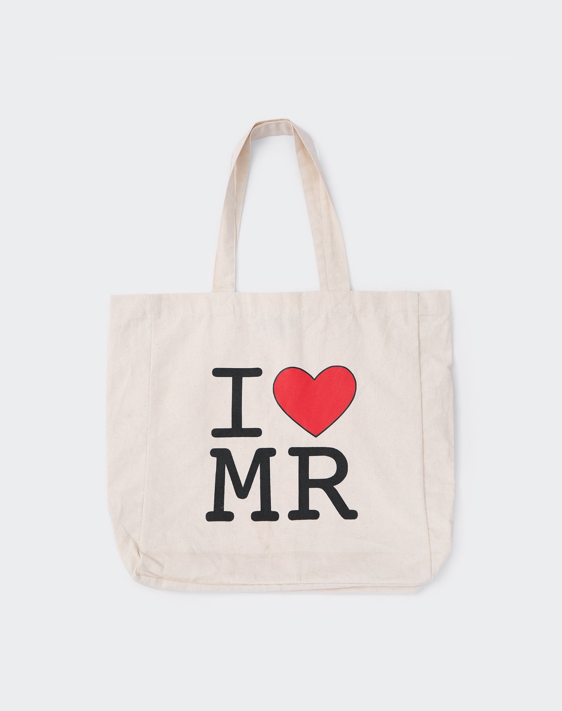 Image du sac fourre-tout I Heart MR en blanc cassé