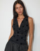 Image de Losa Cowl Top in Big Polka Flock Black