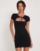 Image de la mini robe Lovella en noir