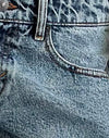 Lavage bleu vintage
