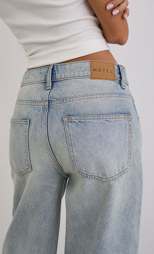 Bas avec coutures, ample