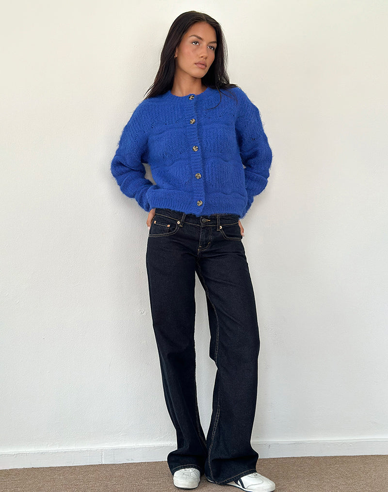 Image de Luciana Cardigan en bleu cobalt