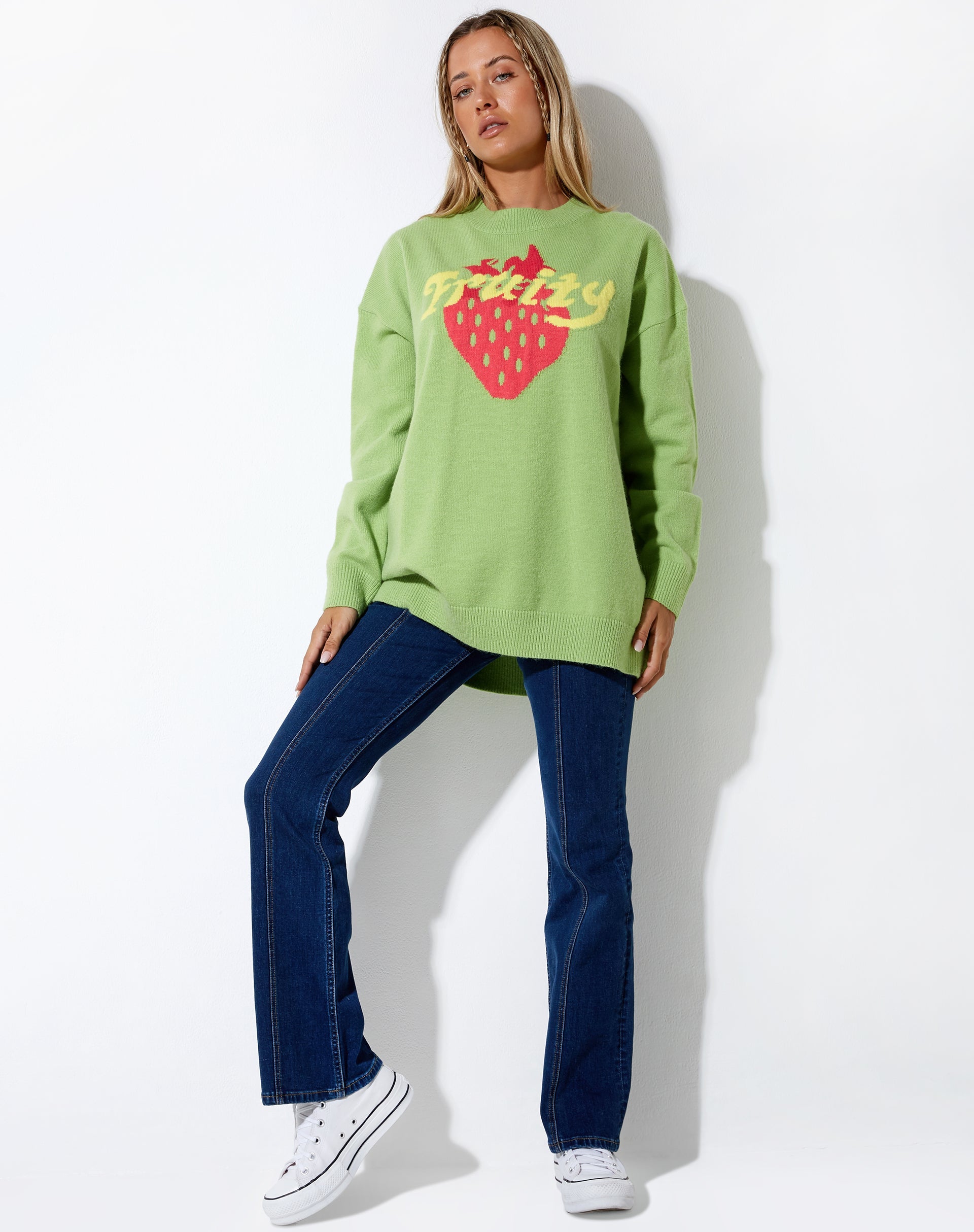 IMAGE DU Pull Lulees en Lime Fruity