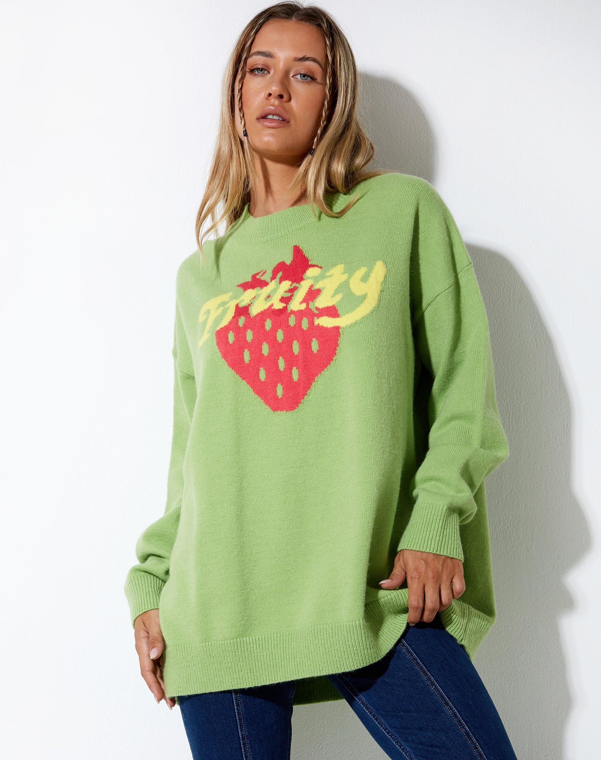 IMAGE DU Pull Lulees en Lime Fruity