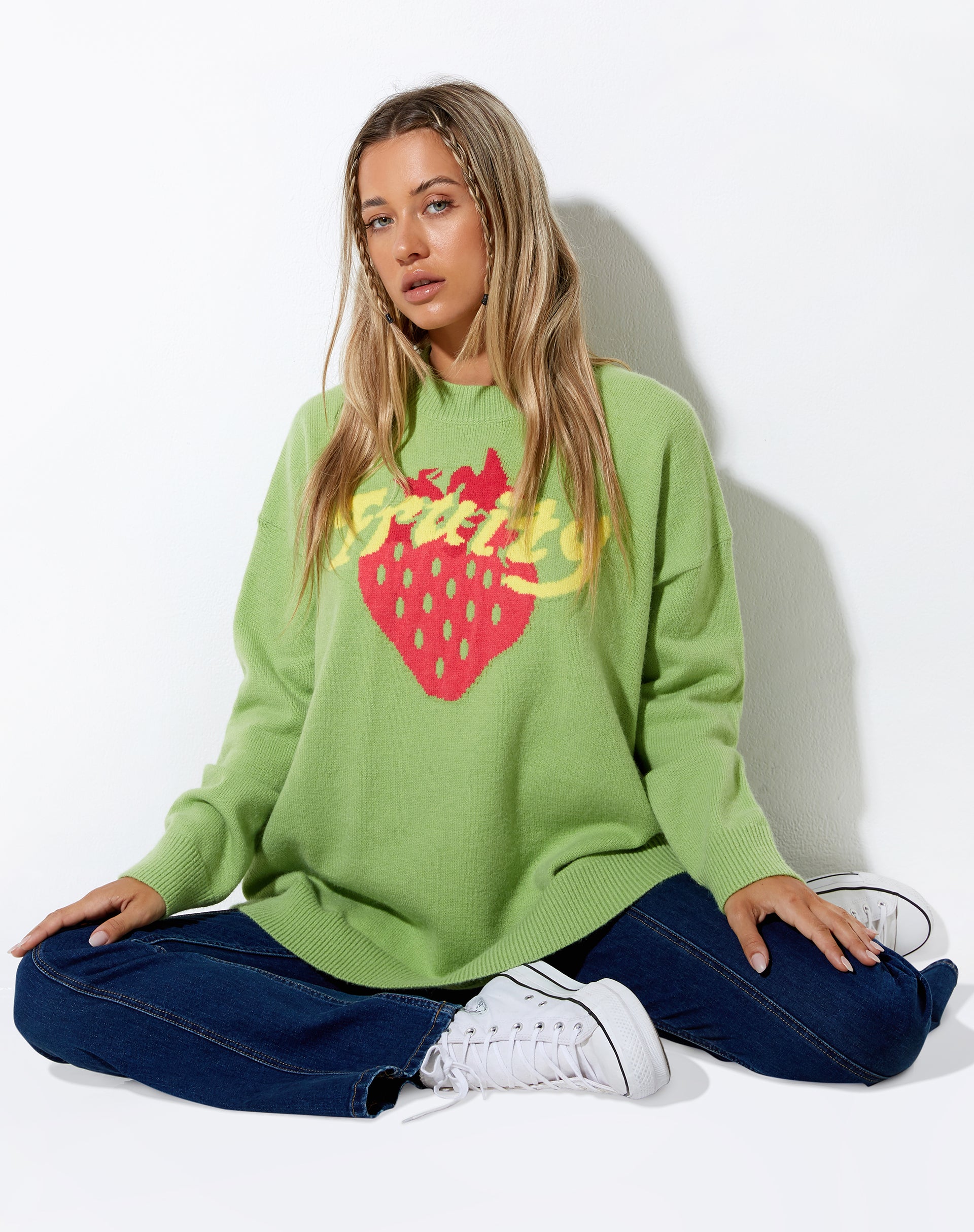 IMAGE DU Pull Lulees en Lime Fruity