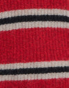 Rayures rouges et noires