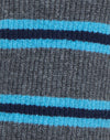 Rayures grises et bleues
