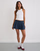Image de Lupi Micro Skirt in Chambray Vintage Blue
